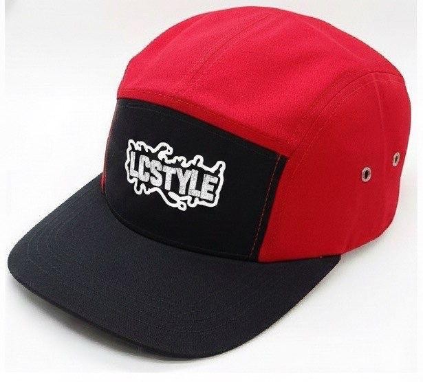 LC. Style Splash Red & Black Cap